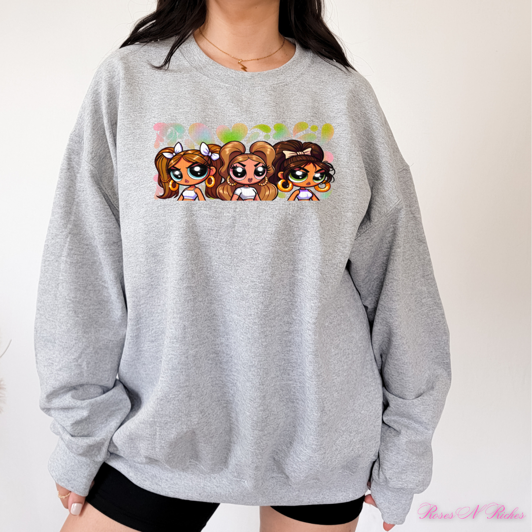 Latina Power Puff Crewneck