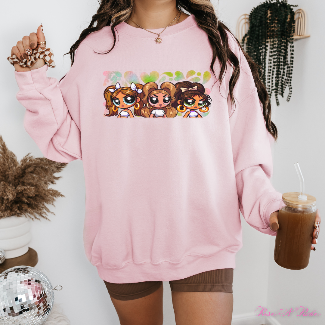 Latina Power Puff Crewneck