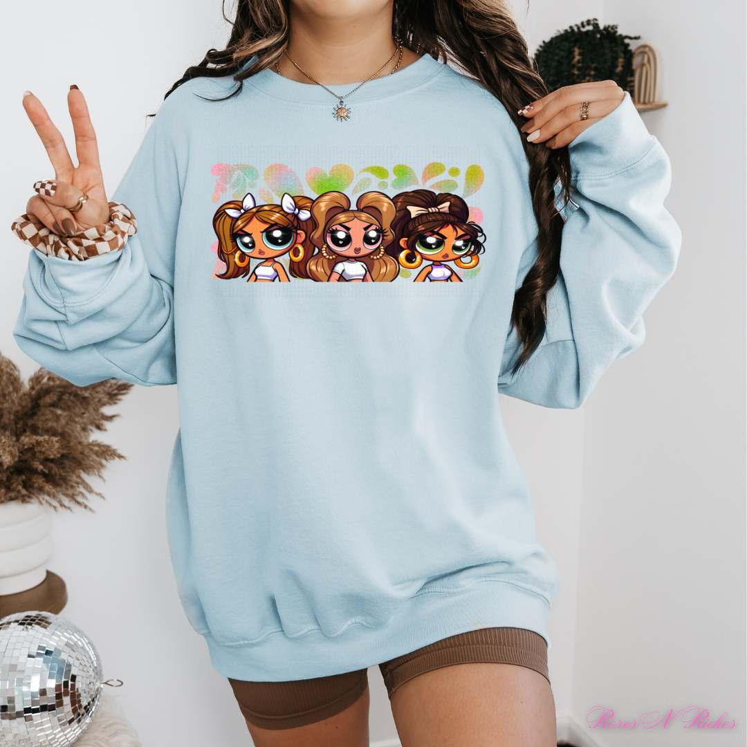 Latina Power Puff Crewneck