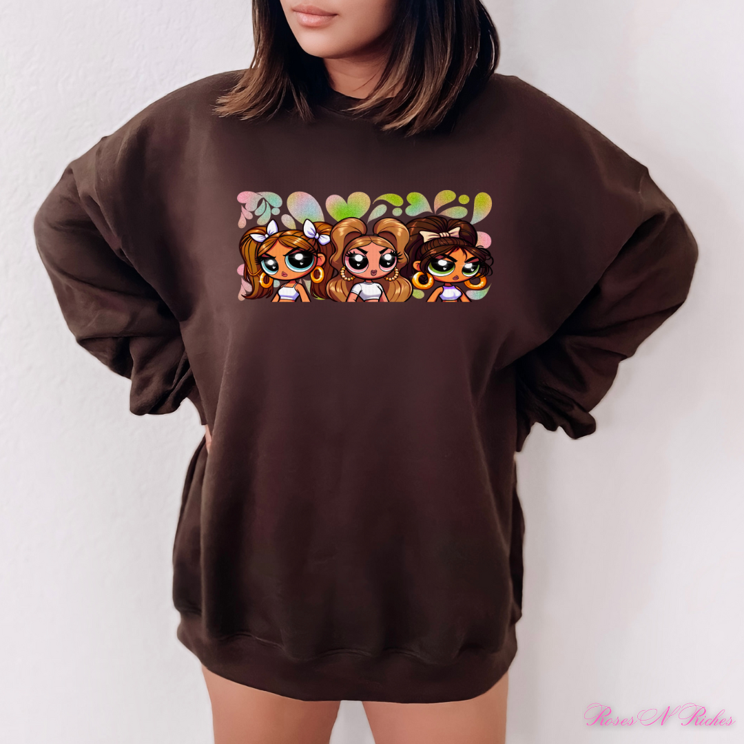 Latina Power Puff Crewneck