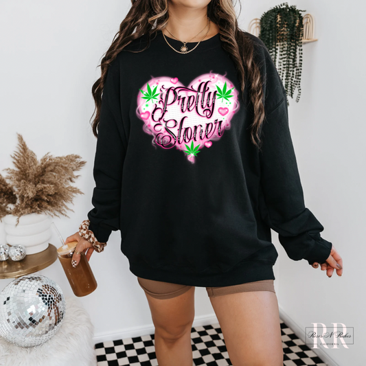 Pretty Stoner Crewneck Sweatshirt